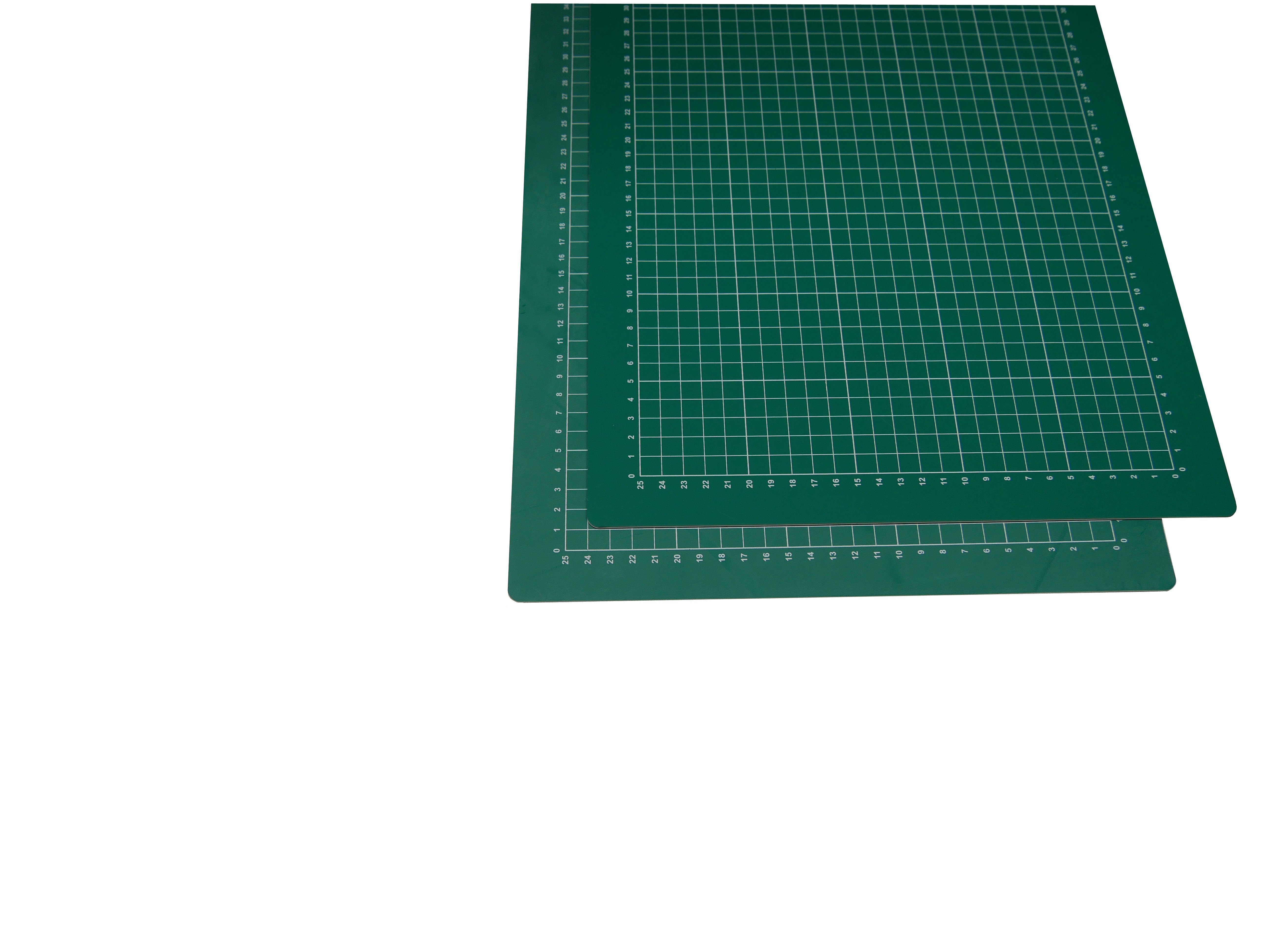 Schneidematte  90 x 120 cm   3 mm   grün/grün