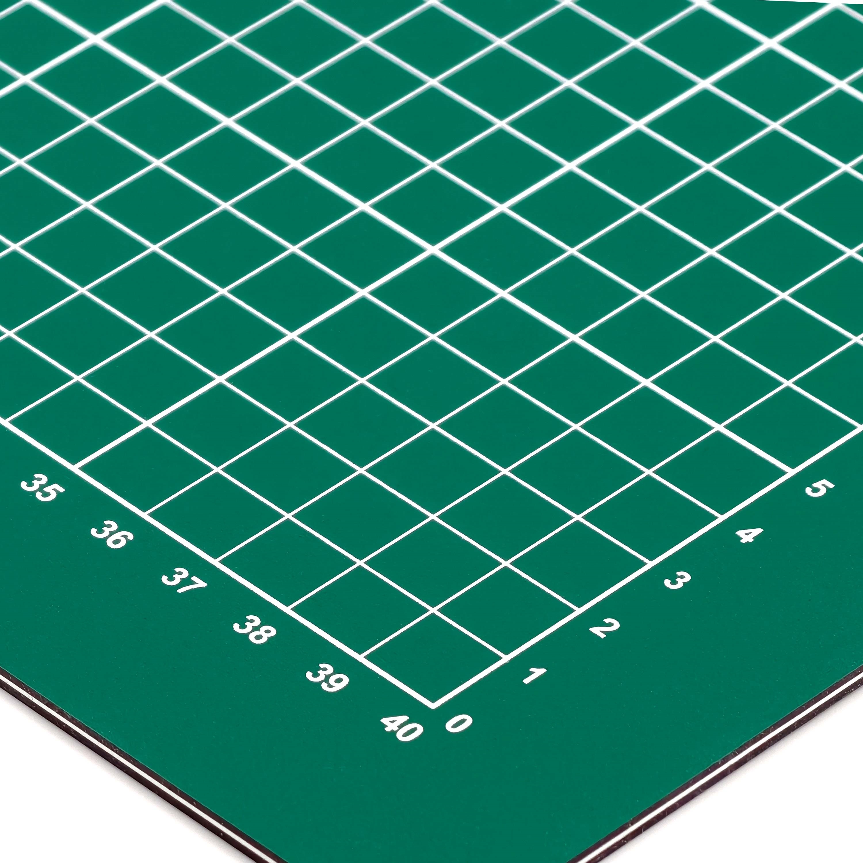 Schneidematte  100 x 200 cm   3 mm   grün/grün